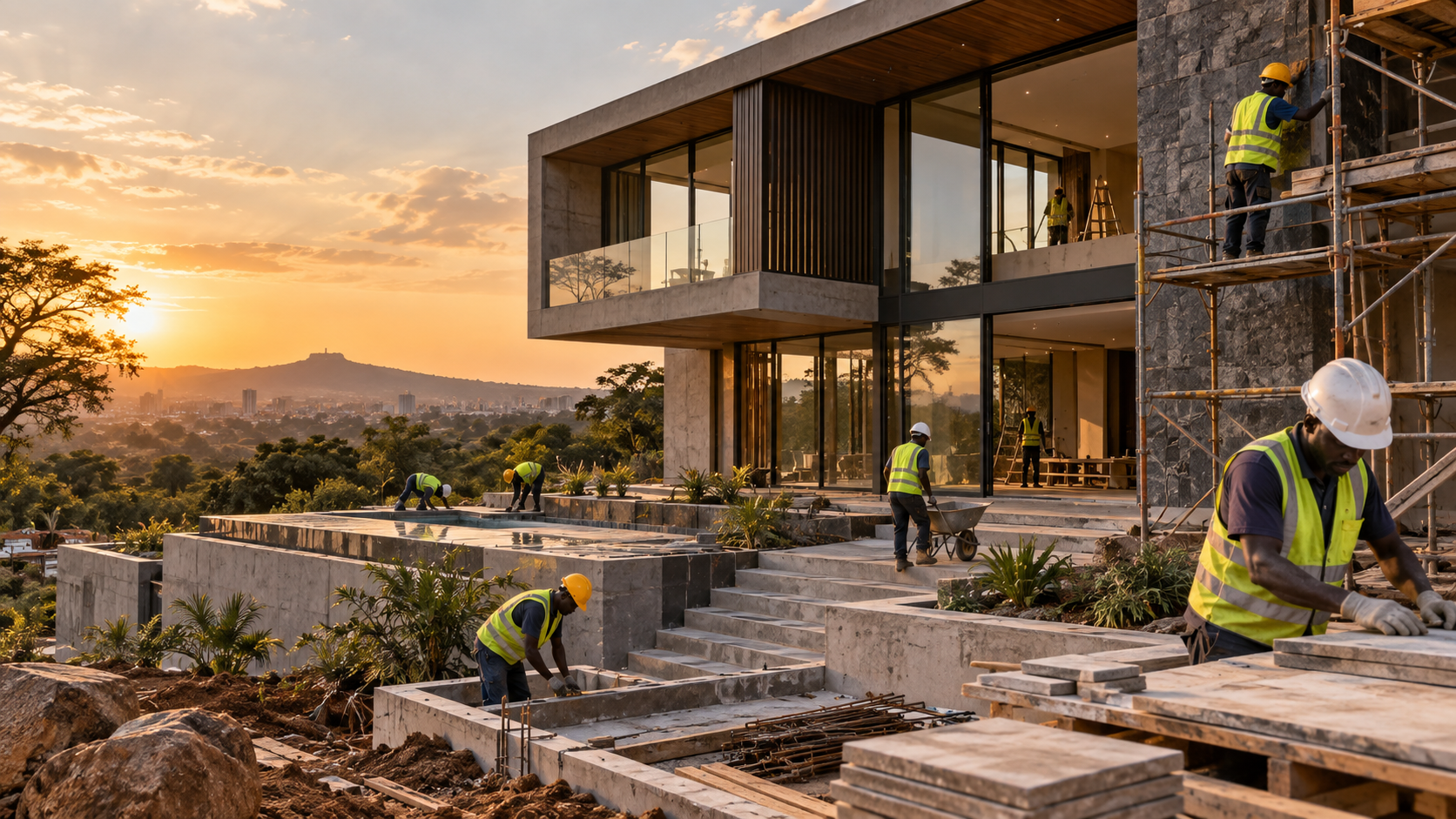 Luxury residential construction